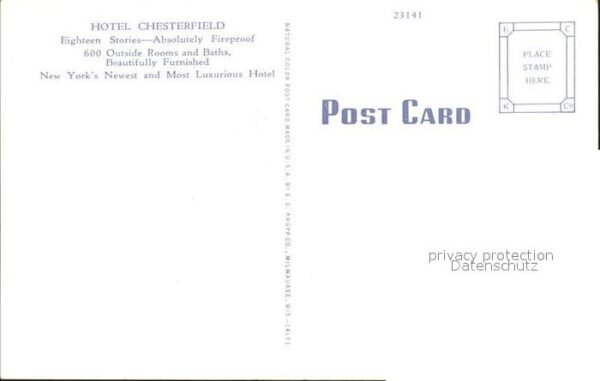New York City Hotel Chesterfield – Bild 2