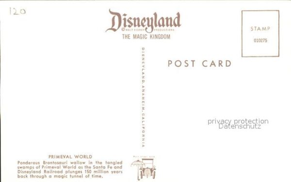 Disneyland California Dinosaurier Primeval World Panderous Br – Bild 2