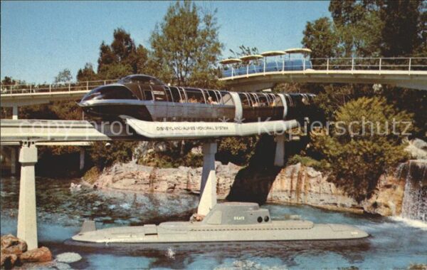 Disneyland California Eisenbahn U-boot