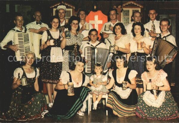 Musikanten Akkordeon Swiss Trudy Alpineers Nanuet