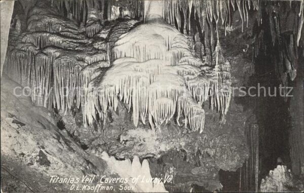 Hoehlen Caves Grottes Titanias Veil Caverns Luray Va.