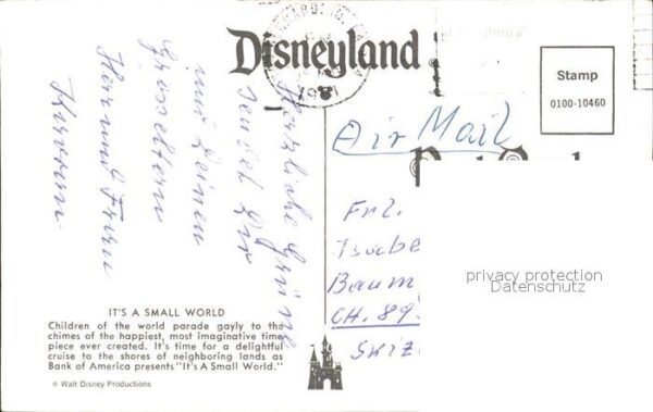 Disneyland California It's a small world Uhr – Bild 2