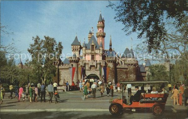Disneyland California Sleeping Beauty's Castle Horseless Carr