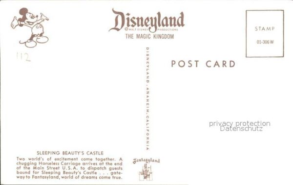 Disneyland California Sleeping Beauty's Castle Horseless Carr – Bild 2