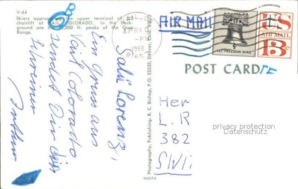 Sessellift Chairlift Vail Colorado – Bild 2