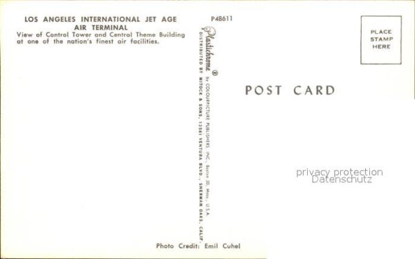Flughafen Airport Aeroporto Los Angeles International Jet Age Air T – Bild 2