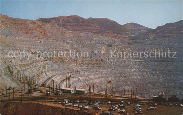 Bergbau Mining Bingham Copper Mine Utah