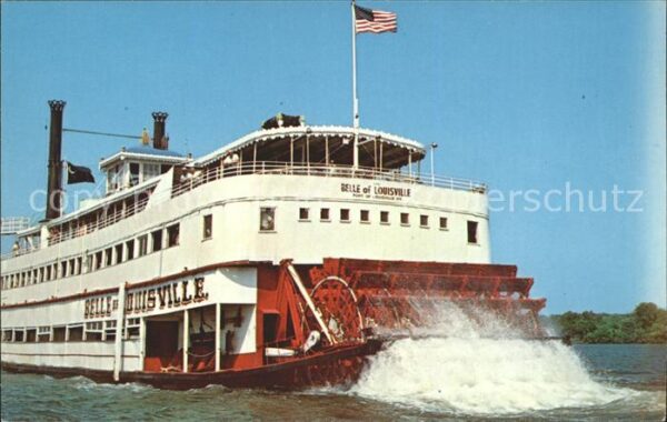 Dampfer Schaufelrad Belle of Louisville Ohio River Kentucky