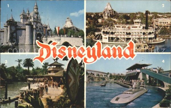 Disneyland California Sleeping Beauty's Castle Mark Twain Jun