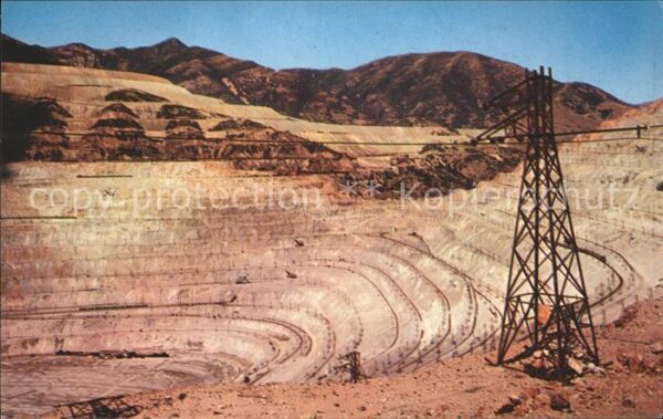 Bergbau Mining Bingham Copper Mine Bingham Canyon Utah