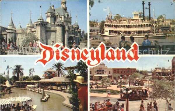 Disneyland California Sleeping Beauty's Castle Mark Twain Jun
