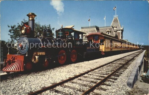 Lokomotive Santa Fe Disneyland California