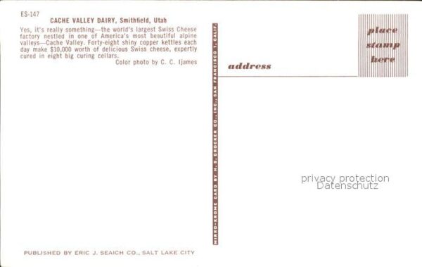 Kaeserei Kaese Cache Valley Dairy Smithfield Utah Swis – Bild 2