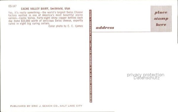 Kaeserei Kaese Cache Valley Dairy Smithfield Utah Swis – Bild 2