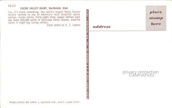 Kaeserei Kaese Cache Valley Dairy Smithfield Utah Swis – Bild 2