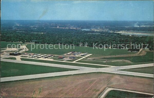 Airport Aeroporto Flughafen Topeka Kansas Fliegeraufnahme