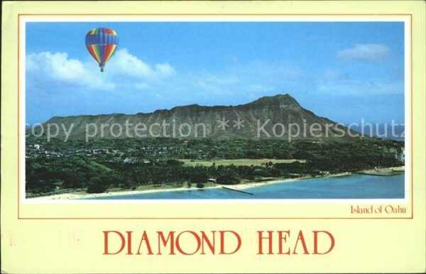Heissluftballon Island of Oahu Diamond Head