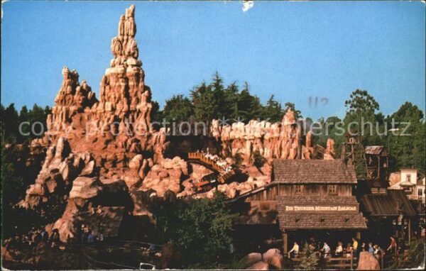 Disneyland California Runaway mine trains race Big Thunder Mo