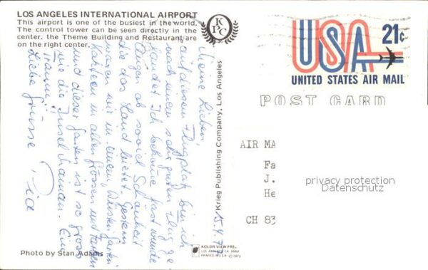 Airport Aeroporto Flughafen Los Angeles International Airport Contr – Bild 2