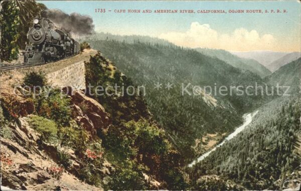 Lokomotive Cape Horn American River California Ogd