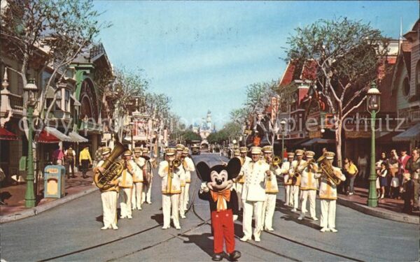 Disneyland California Mickey Mouse Disneyland Band Parade Tro
