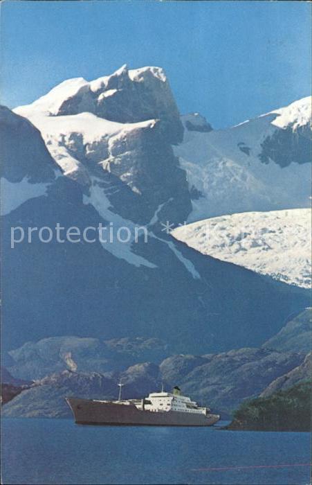 Dampfer Oceanliner Santa Liners Strait of Magellan