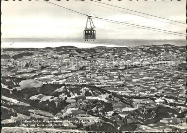 Seilbahn Wasserauen-Ebenalp Gais Bodensee
