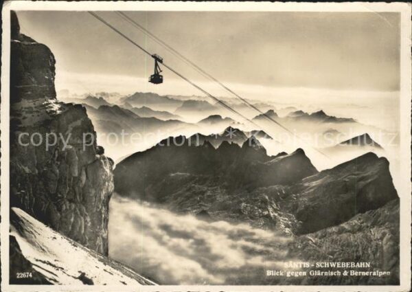 Seilbahn Säntis Glärnisch Berneralpen