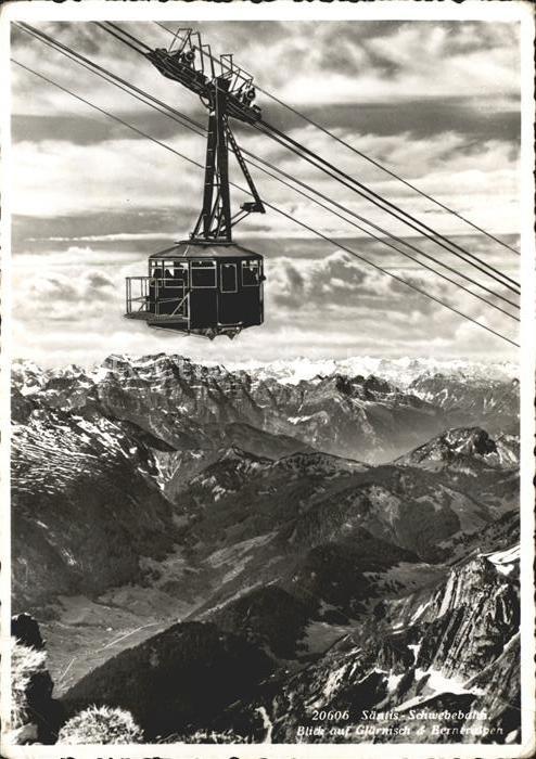 Seilbahn Säntis Glärnisch Berneralpen