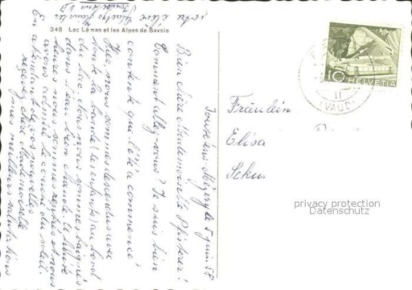 Dampfer Binnenschifffahrt Montreux Lac Leman Alpes de Savoie – Bild 2