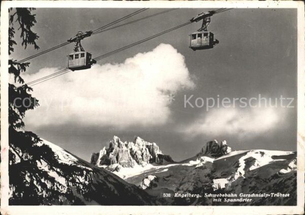 Seilbahn Gerschnialp-Trübsee Engelberg Spannörte