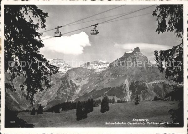 Seilbahn Gerschnialp-Trübsee Engelberg Hahnen