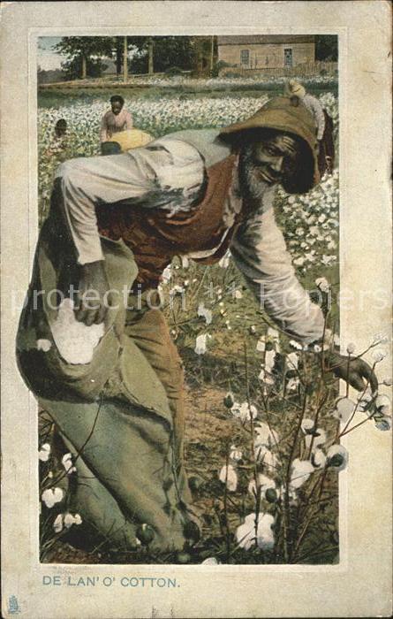 Baumwollpfluecker Cotton Pickers Verlag Tuck's Dixie Land Nr. 1098