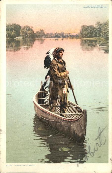 Indianer Native American Hiawatha Kanu