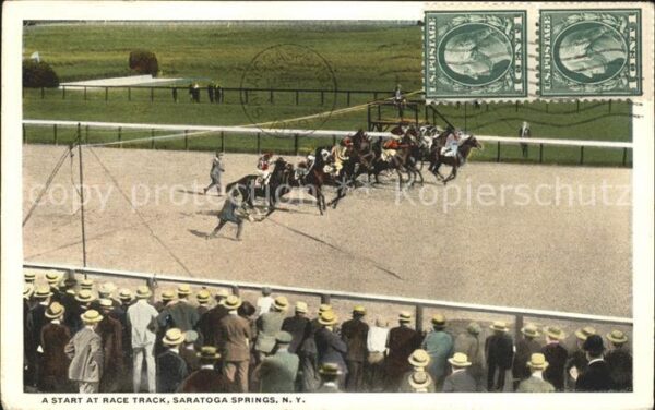Pferdesport Pferderennen Reitsport Race Track Saratoga Springs