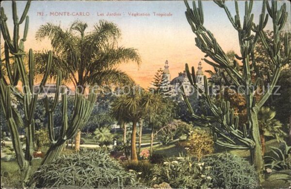 Monte-Carlo Jardins Vegetation Tropicale