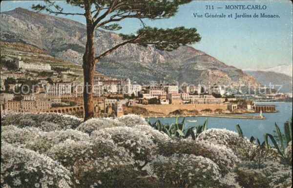 Monte-Carlo Vue generale et Jardins