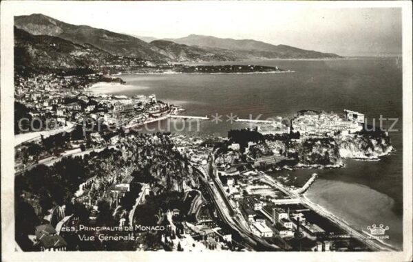 Monaco Vue panoramique de la Principaute Port