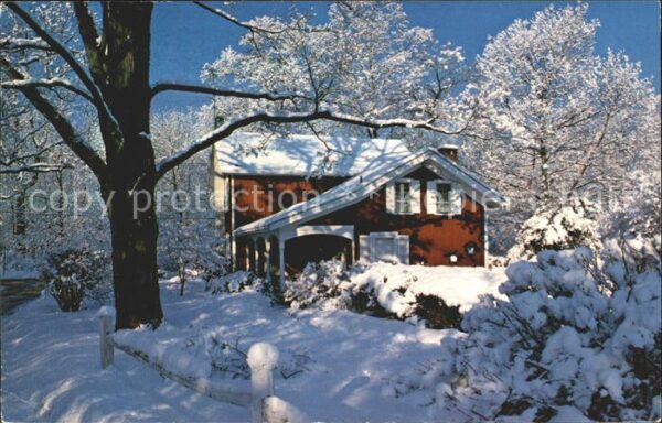 New Jersey US-State Winter Portrait Chalet