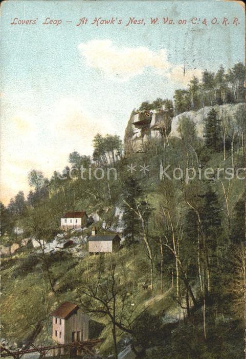 West Virginia US-State Hawks Nest Lovers Leap Cliffs