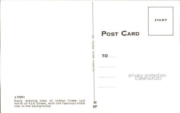 Miami Florida Early early evening view of Indian Cree – Bild 2