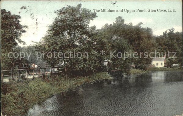 Glen Cove New York Milldam und Aupper Pond Long Island