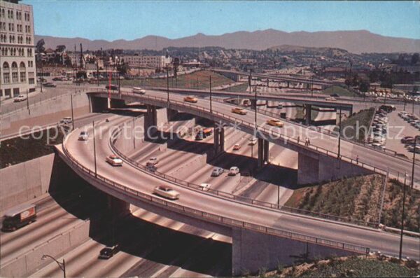 Los Angeles California Harbor Freeway Pasadena Sierra Madre Mo