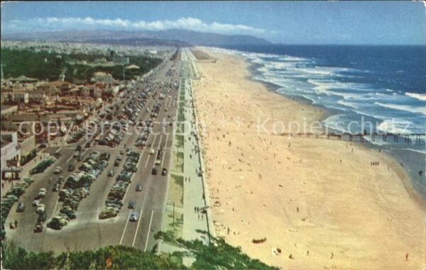 San Francisco California Beach and Great Highway