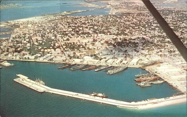 Key West Naval Station Submarine Base aerial vie