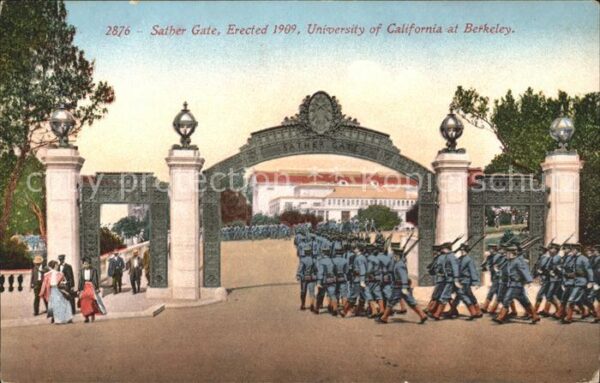 Berkeley California Sather Gate University