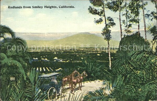 Redlands United States Panoramic view from Smiley Heights Pfer