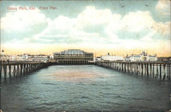 Santa Monica Ocean Park view from Pier