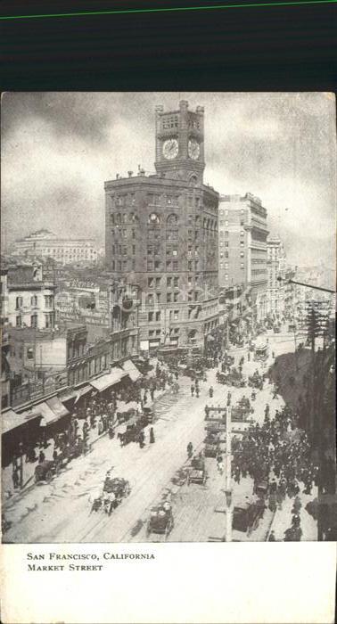 San Francisco California Market Street