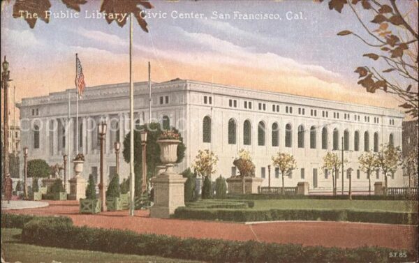 San Francisco California Public Library Civic Center